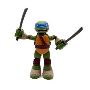 TMNT Talking Leonardo Figure 2014 Teenage Mutant Ninja Turtles Tested Works
